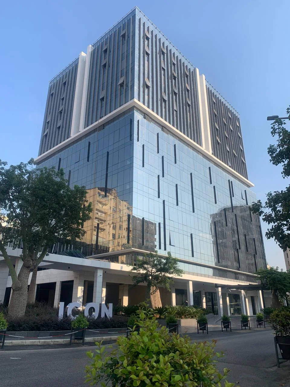 ICON, completed curtain wall facade by AG