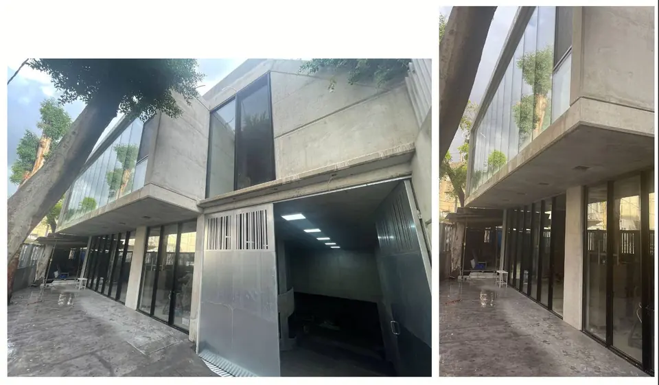Renovated AG Building facade
